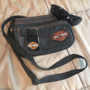 Harley-Davidson bundle cross body bag & sunglasses